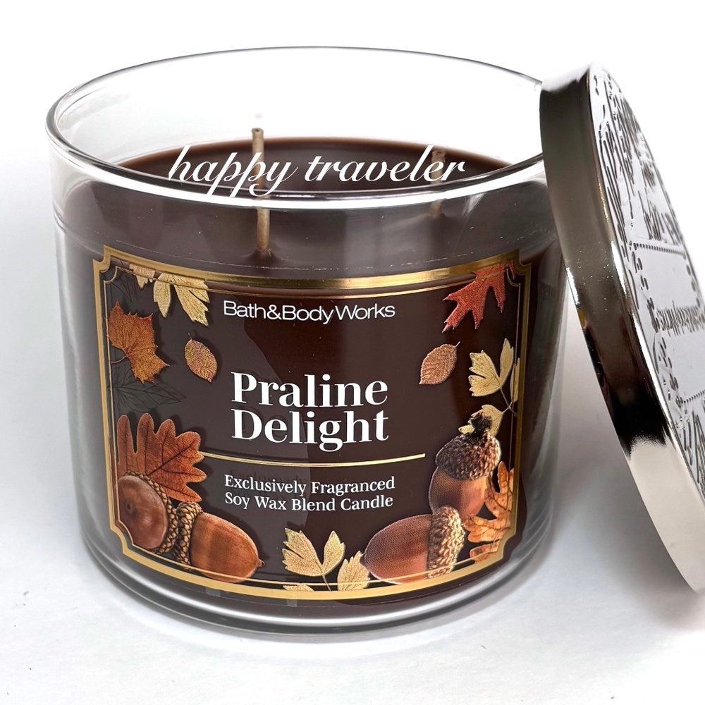PRALINE DELIGHT 3 Wick Candle - Picture 2 of 3